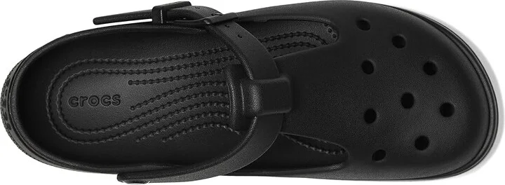Crocs Classic Mary Jane Clogs Slippers Black : Men's 2 - Women's 4 Medium, EVA - Image 2