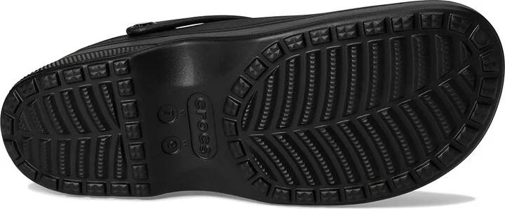 Crocs Classic Mary Jane Clogs Slippers Black : Men's 2 - Women's 4 Medium, EVA - Image 3