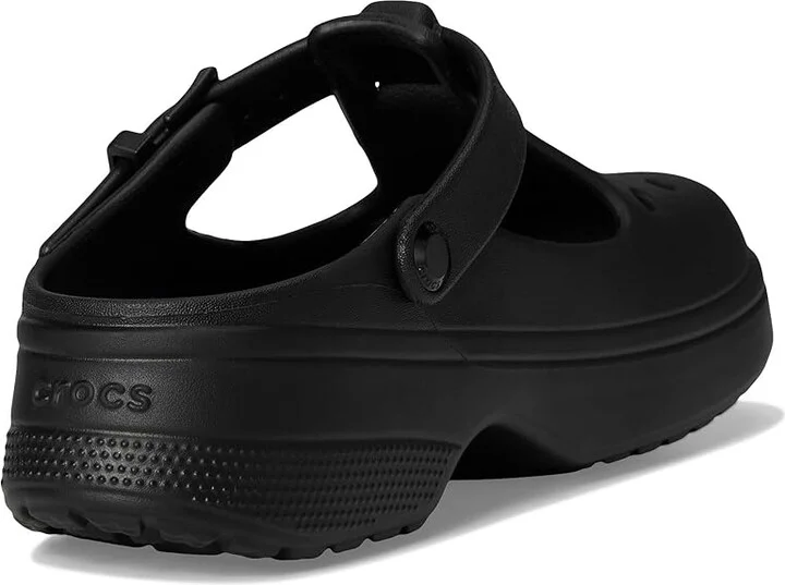 Crocs Classic Mary Jane Clogs Slippers Black : Men's 2 - Women's 4 Medium, EVA - Image 4