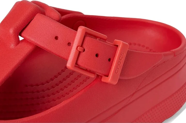 Crocs Classic Mary Jane Clogs Slippers Cherry Red : Men's 2 - Women's 4 Medium, EVA - Image 7