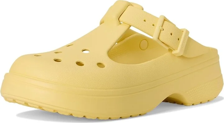 Crocs Classic Mary Jane Clogs Slippers Daylily : Men's 3 - Women's 5 Medium, EVA - Image 5