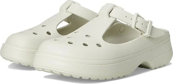 Crocs Classic Mary Jane Clogs Slippers Linen : Men's 4 - Women's 6 Medium, EVA