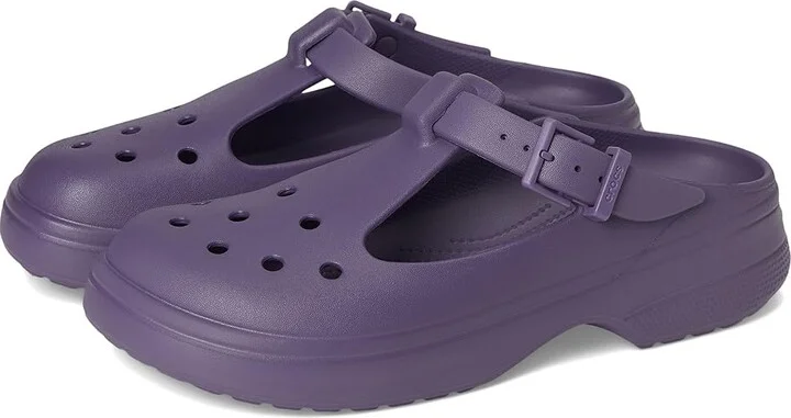 Crocs Classic Mary Jane Clogs Slippers Nightshade : Men's 2 - Women's 4 Medium, EVA