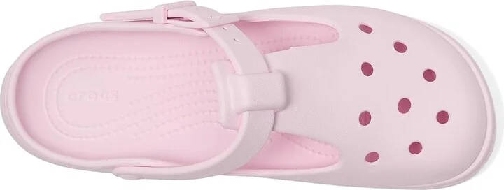 Crocs Classic Mary Jane Clogs Slippers Pink Milk : Men's 4 - Women's 6 Medium, EVA - Image 2