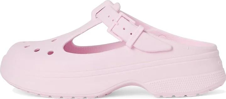 Crocs Classic Mary Jane Clogs Slippers Pink Milk : Men's 4 - Women's 6 Medium, EVA - Image 6