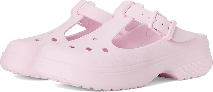Crocs Classic Mary Jane Clogs Slippers Pink Milk : Men's 4 - Women's 6 Medium, EVA