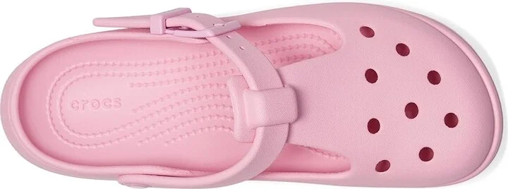 Crocs Classic Mary Jane Clogs Slippers Pink Tweed : Men's 6 - Women's 8 Medium, EVA - Image 2