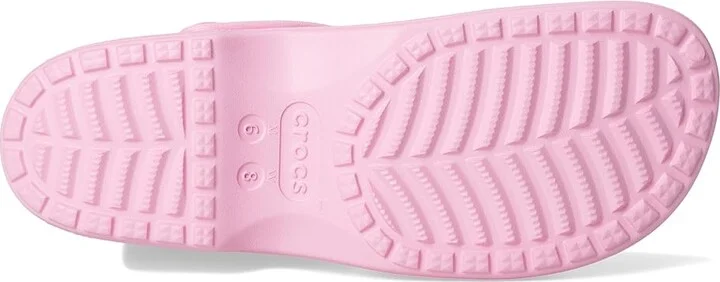 Crocs Classic Mary Jane Clogs Slippers Pink Tweed : Men's 6 - Women's 8 Medium, EVA - Image 3