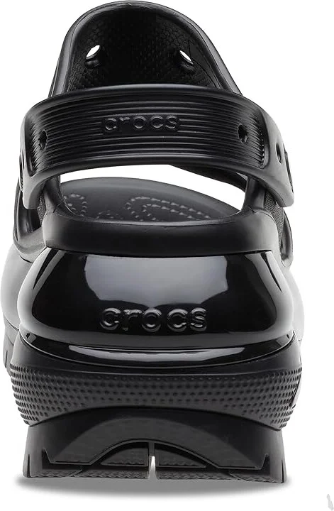 Crocs Classic Mega Crush Sandal Shoes Black : Men's 10 - Women's 12 Medium, Synthetic - Image 4