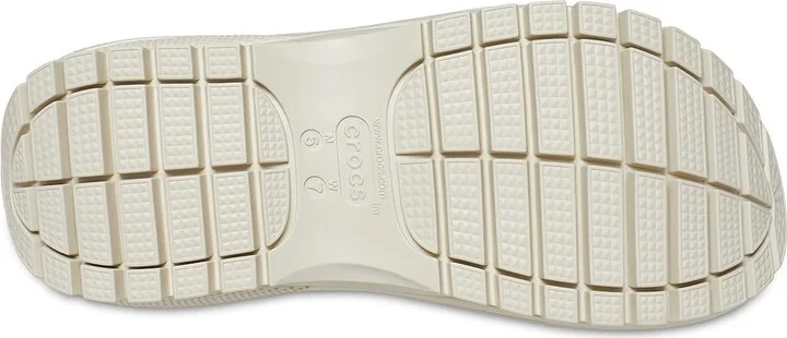 Crocs Classic Mega Crush Sandal Shoes Bone : Men's 10 - Women's 12 Medium, Synthetic - Image 3