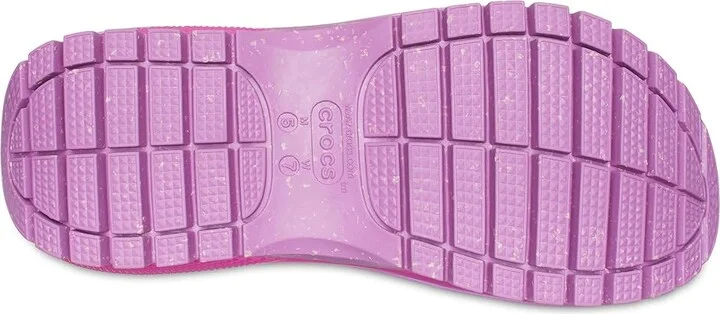 Crocs Classic Mega Crush Sandal Shoes Bubble : Men's 5 - Women's 7 Medium, Synthetic - Image 3