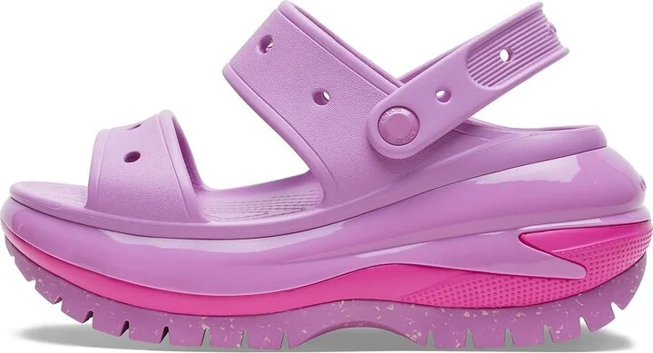 Crocs Classic Mega Crush Sandal Shoes Bubble : Men's 5 - Women's 7 Medium, Synthetic - Image 5