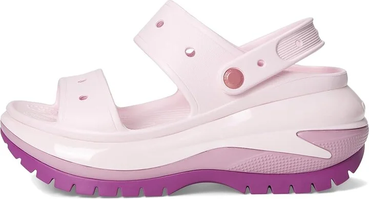 Crocs Classic Mega Crush Sandal Shoes Hydrangea : Men's 7 - Women's 9 Medium, Synthetic - Image 6