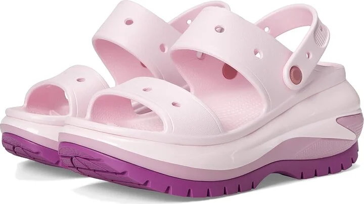 Crocs Classic Mega Crush Sandal Shoes Hydrangea : Men's 7 - Women's 9 Medium, Synthetic