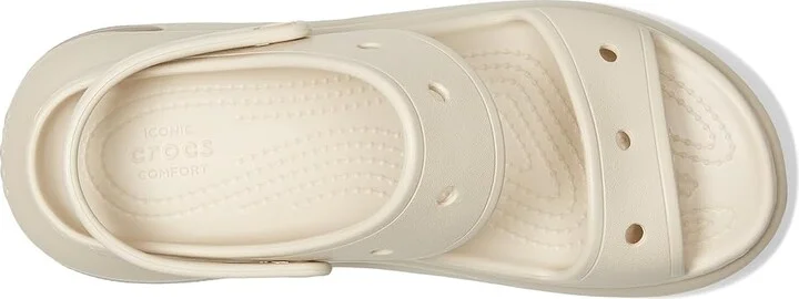 Crocs Classic Mega Crush Sandal Shoes Taupe : Men's 9 - Women's 11 Medium, Synthetic - Image 2
