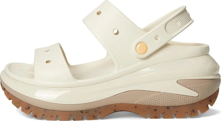 Crocs Classic Mega Crush Sandal Shoes Taupe : Men's 9 - Women's 11 Medium, Synthetic - Image 6