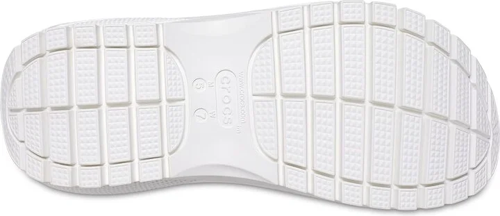 Crocs Classic Mega Crush Sandal Shoes White : Men's 7 - Women's 9 Medium, Synthetic - Image 3