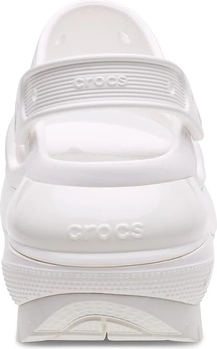 Crocs Classic Mega Crush Sandal Shoes White : Men's 7 - Women's 9 Medium, Synthetic - Image 4