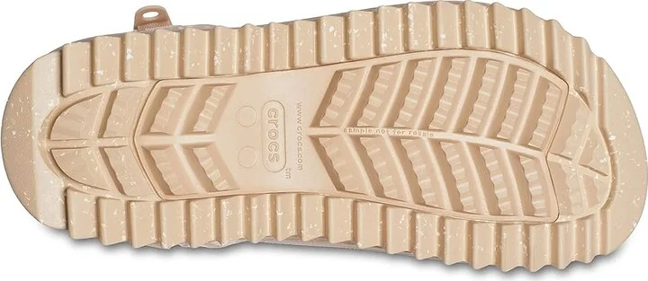 Crocs Classic Neo Puff Luxe Boot Women's Shoes Chai/White : 4 M, Textile - Image 3