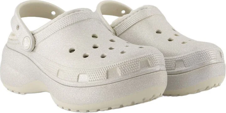 Crocs Classic Platform Glitter Sandals - Image 2