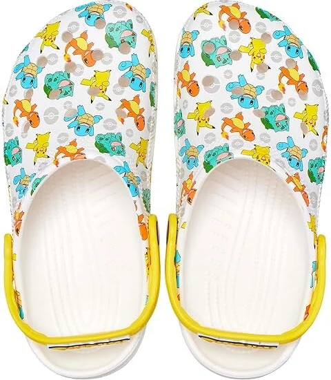 Crocs Classic Pokemon 2 Clog Clog Shoes White/Multi : Men's 3 - Women's 5 Medium, Synthetic - Image 2