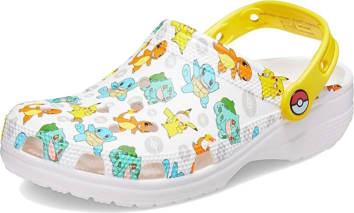 Crocs Classic Pokemon 2 Clog Clog Shoes White/Multi : Men's 3 - Women's 5 Medium, Synthetic - Image 5