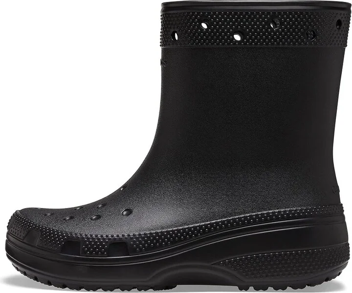 Crocs Classic Rain Boot Shoes Black : Men's 2 - Women's 4 Medium - Image 5