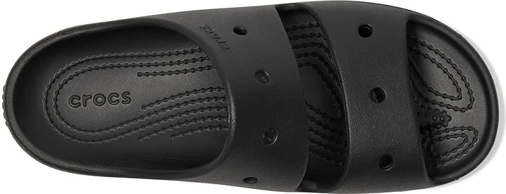 Crocs Classic Sandal 2.0 Shoes Black : Men's 10 - Women's 12 Medium - Image 2