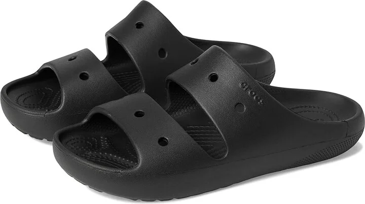 Crocs Classic Sandal 2.0 Shoes Black : Men's 10 - Women's 12 Medium