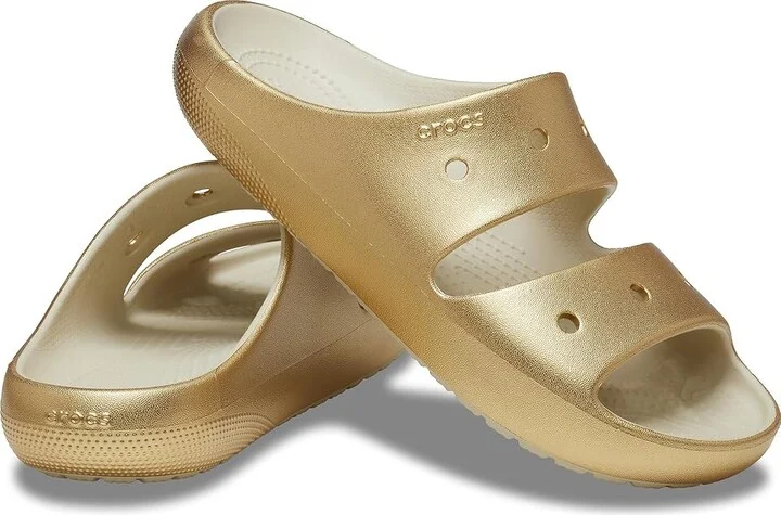 Crocs Classic Sandal 2.0 Shoes Gold : Men's 13 - Women's 15 Medium