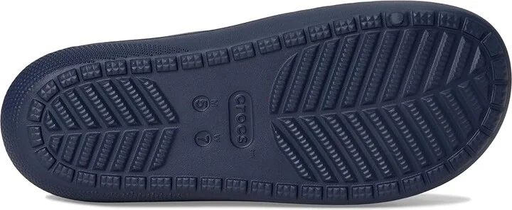 Crocs Classic Sandal 2.0 Shoes Navy : Men's 4 - Women's 6 Medium - Image 3
