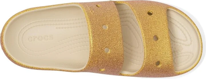 Crocs Classic Sandal 2.0 Shoes Sandstone : Men's 2 - Women's 4 Medium - Image 2
