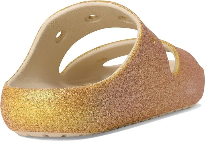 Crocs Classic Sandal 2.0 Shoes Sandstone : Men's 2 - Women's 4 Medium - Image 4