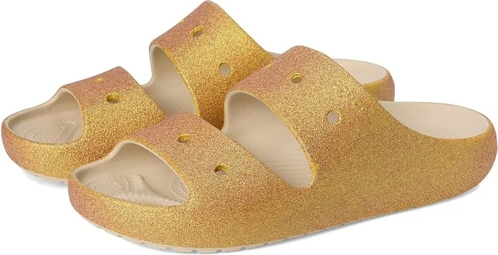 Crocs Classic Sandal 2.0 Shoes Sandstone : Men's 2 - Women's 4 Medium