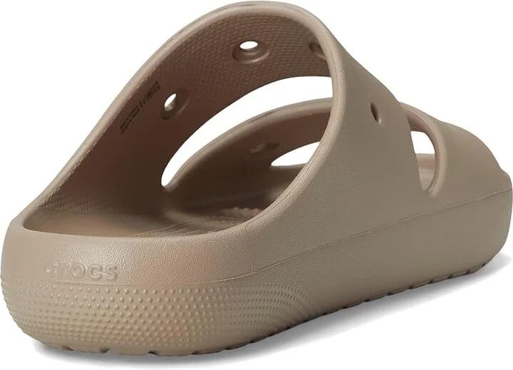 Crocs Classic Sandal 2.0 Shoes Taupe : Men's 5 - Women's 7 Medium - Image 4