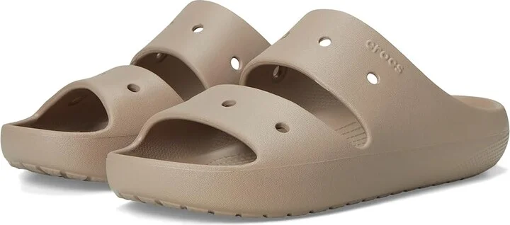 Crocs Classic Sandal 2.0 Shoes Taupe : Men's 5 - Women's 7 Medium