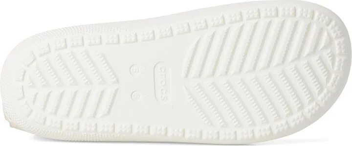 Crocs Classic Sandals 2.0 with Floral Cutout Design Sandals Chalk : Men's 8 - Women's 10 Medium, Synthetic - Image 3