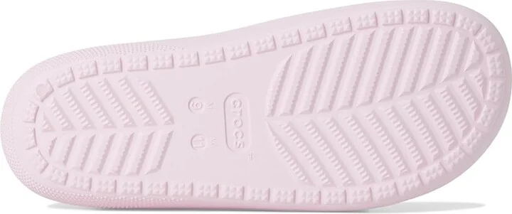 Crocs Classic Sandals 2.0 with Floral Cutout Design Sandals Pink Milk : Men's 5 - Women's 7 Medium, Synthetic - Image 3