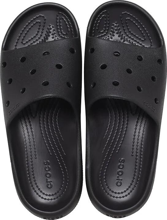 Crocs Classic Slide 2.0 Shoes Black : Men's 2 - Women's 4 Medium - Image 2