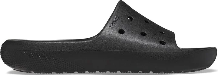 Crocs Classic Slide 2.0 Shoes Black : Men's 2 - Women's 4 Medium - Image 6