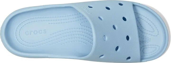 Crocs Classic Slide 2.0 Shoes Blue Calcite : Men's 10 - Women's 12 Medium - Image 2