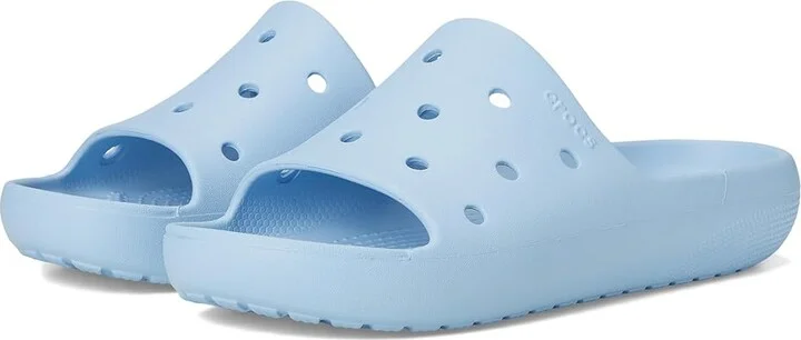 Crocs Classic Slide 2.0 Shoes Blue Calcite : Men's 10 - Women's 12 Medium