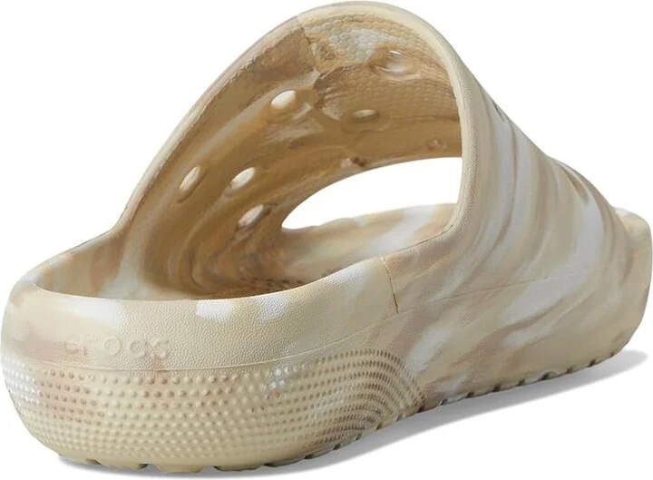 Crocs Classic Slide 2.0 Shoes Bone/Multi : Men's 9 - Women's 11 Medium - Image 4