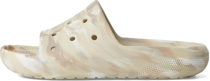 Crocs Classic Slide 2.0 Shoes Bone/Multi : Men's 9 - Women's 11 Medium - Image 6