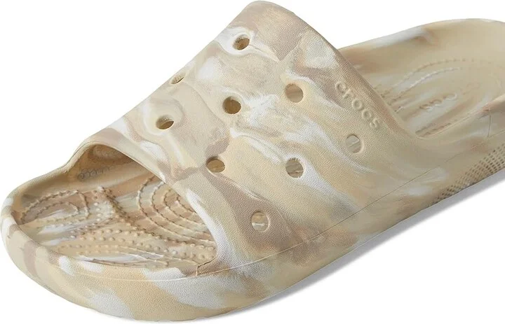Crocs Classic Slide 2.0 Shoes Bone/Multi : Men's 9 - Women's 11 Medium - Image 7