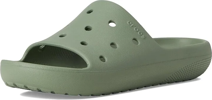 Crocs Classic Slide 2.0 Shoes Moss : Men's 6 - Women's 8 Medium - Image 5