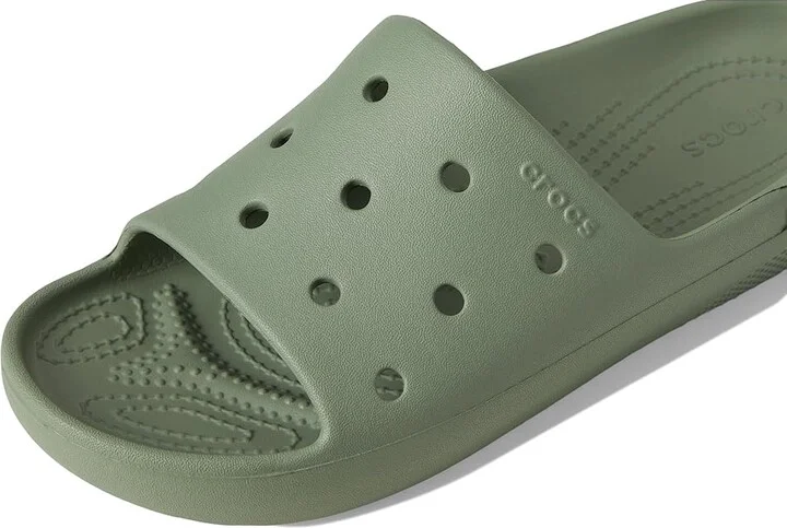 Crocs Classic Slide 2.0 Shoes Moss : Men's 6 - Women's 8 Medium - Image 7