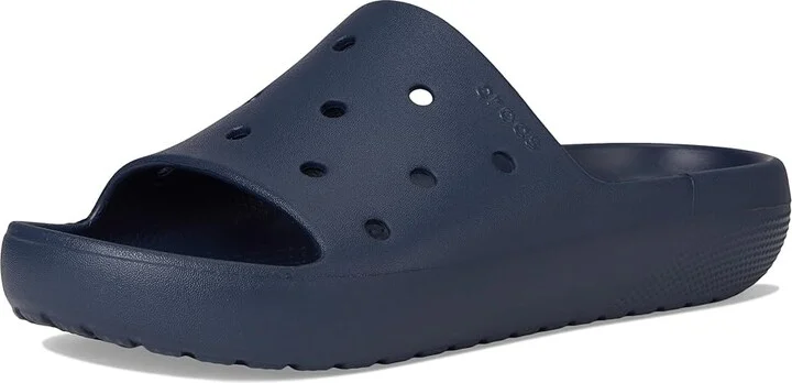 Crocs Classic Slide 2.0 Shoes Navy : Men's 2 - Women's 4 Medium - Image 5