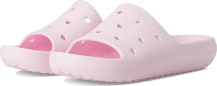 Crocs Classic Slide 2.0 Shoes Pink Milk : Men's 7 - Women's 9 Medium