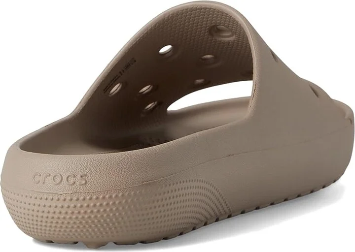 Crocs Classic Slide 2.0 Shoes Taupe : Men's 10 - Women's 12 Medium - Image 4